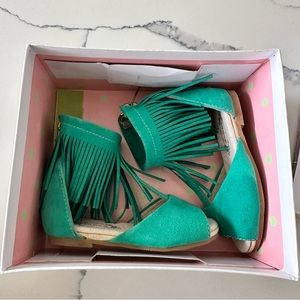 Joyfolie Foy Fringe Sandal